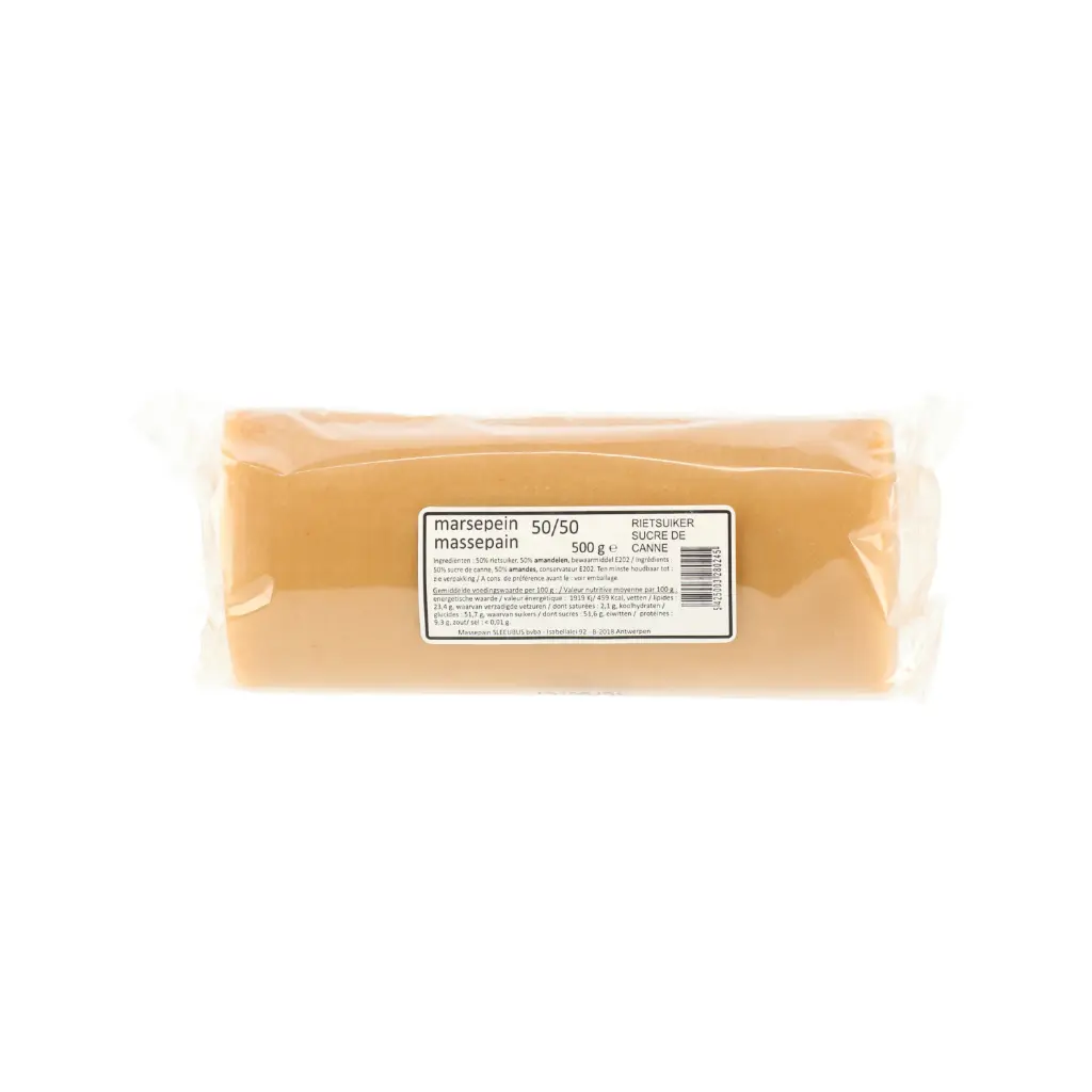 marsepein buche 500g met rietsuiker (50/50) 