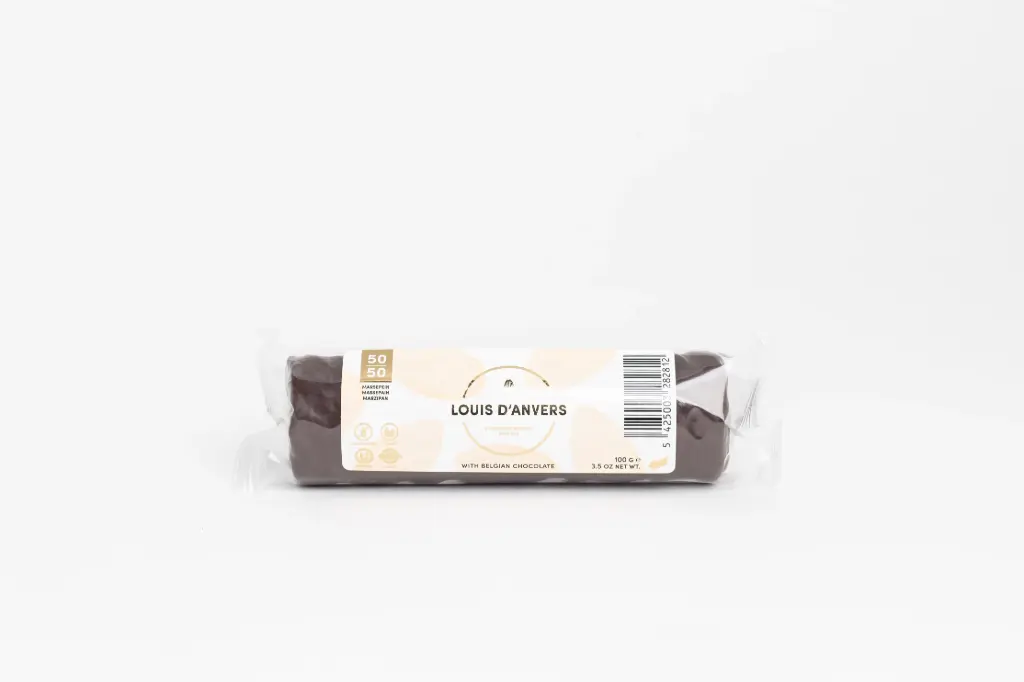 BUCHE MASSEPAIN 100G ENROBÉE DE CHOCOLAT