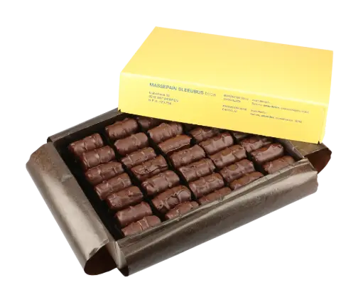 [114.026] 1000G PRALINES AU MASSEPAIN ENROBÉE DE CHOCOLAT